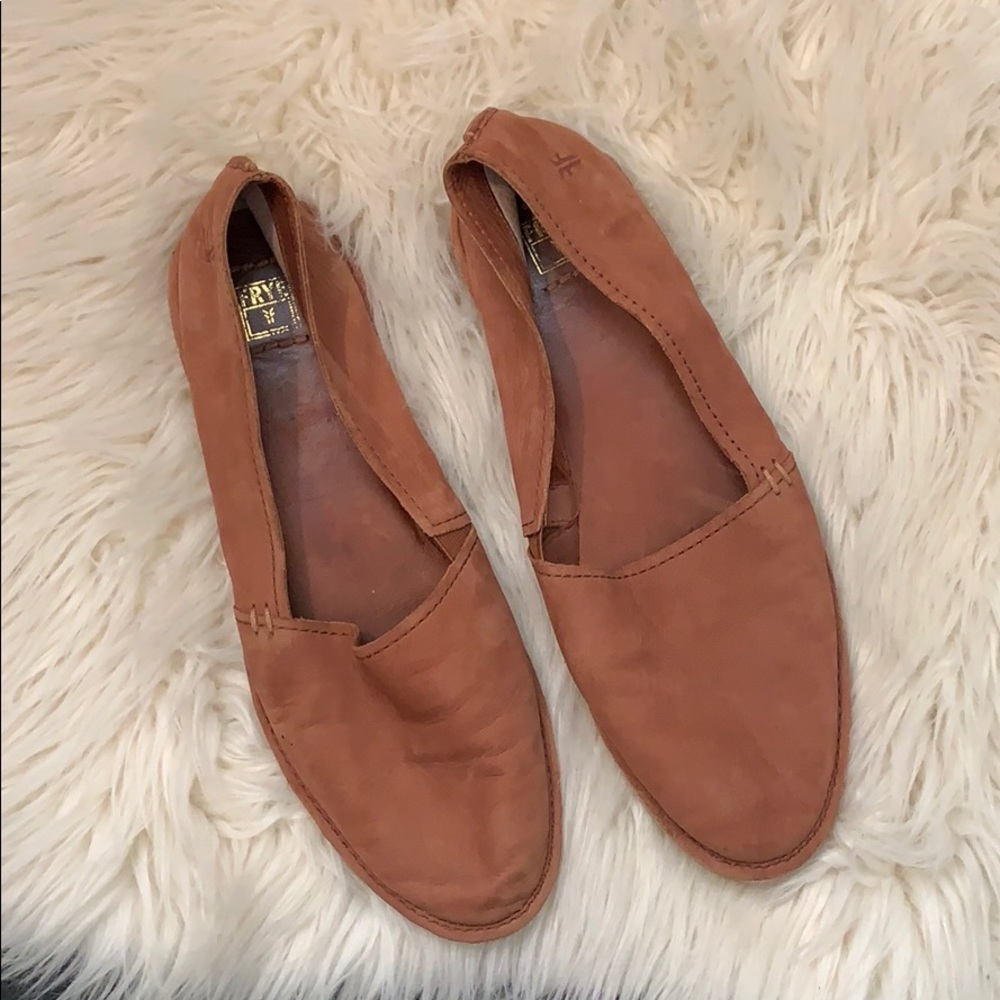 🌺Frye brown slip ons